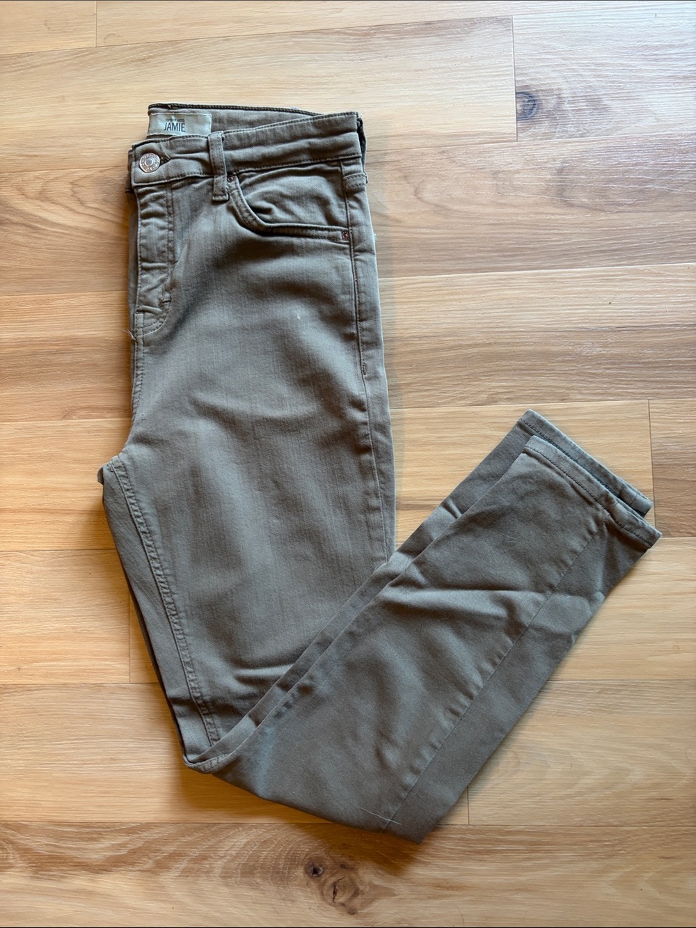 Light Green Topshop Moto Jamie Skinny Jeans